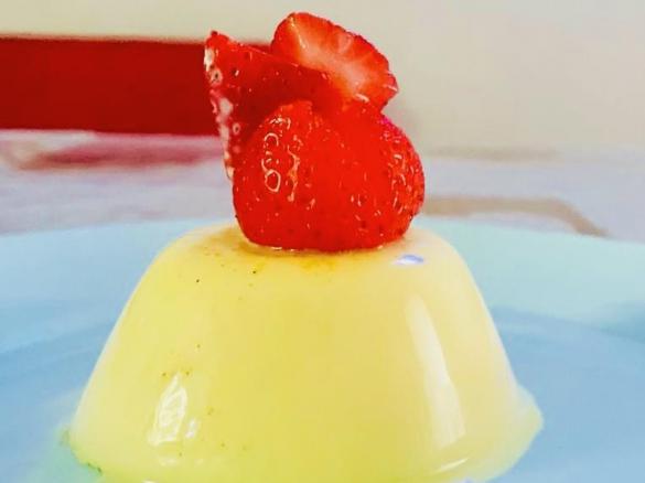 Panna cotta allo zafferano