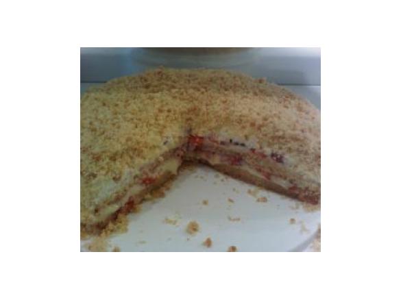 TORTA MIMOSA ALLE FRAGOLE