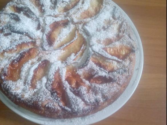 Torta Pia alle mele con riso