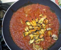Sugo canocchie e cozze