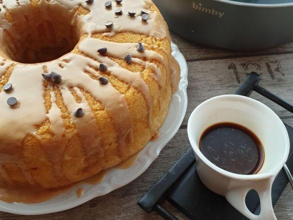TORTA AL CAFFE' SENZA GLUTINE AL VAPORE