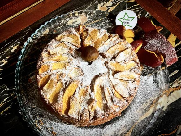 Torta di mele dal cuore morbido con farina di castagne / contest ricette di una volta