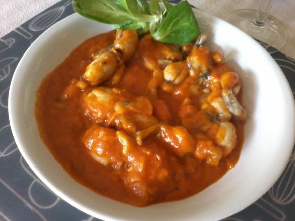 Cosce di rana in umido