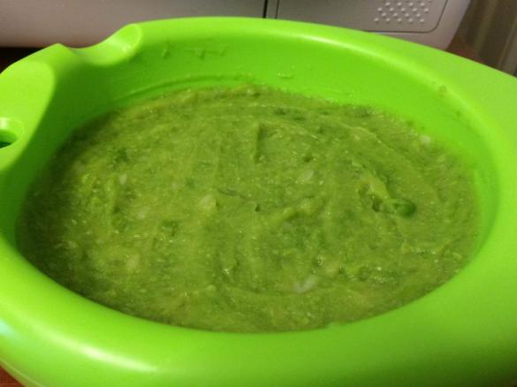 Purea di piselli e patate (bimbi dai 9 mesi)