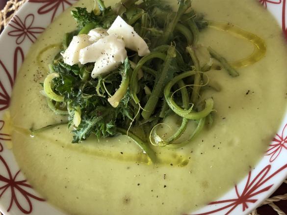 Cardi murgiani su purea di sedano