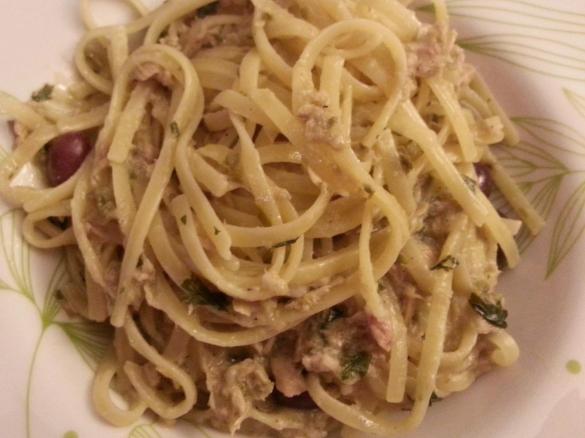 Linguine risottate al tonno in bianco