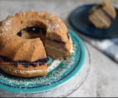 Ciambella Farcita Yogurt e Marmellata (senza uova)