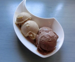 Gelato al Gusto Gianduia (Nocciole e Cioccolato)