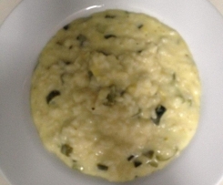 Risotto cremoso alle zucchine