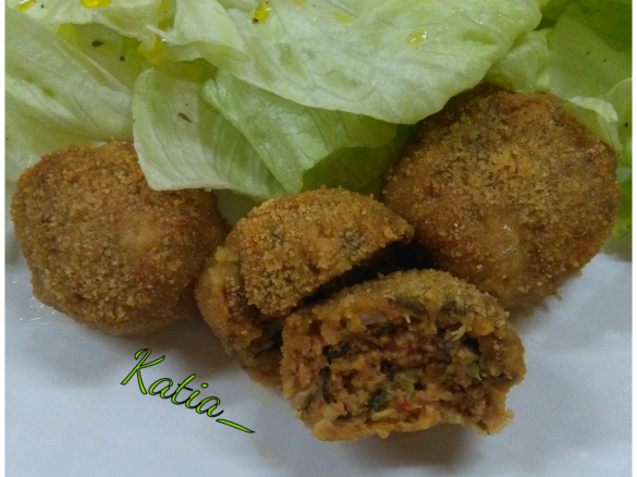 Polpette alle verdure grigliate