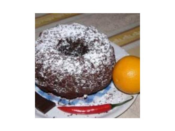 ciambella cacao, peperoncino e arancia