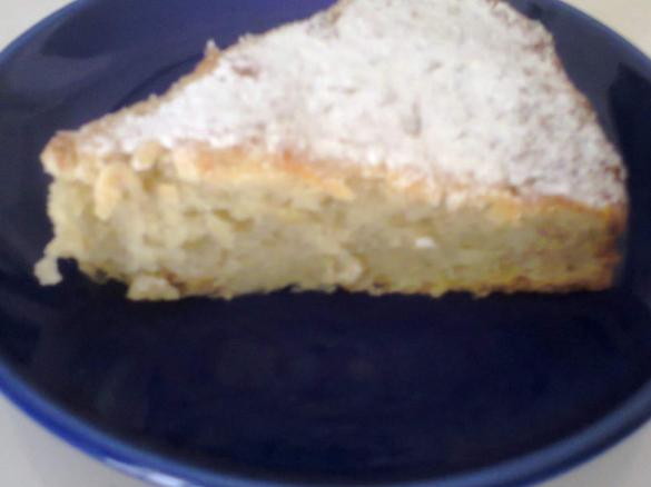torta light alle mele e banana senza burro, uova e latte