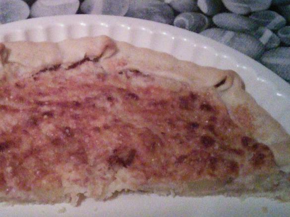 torta salata con patate prosciutto e formaggio