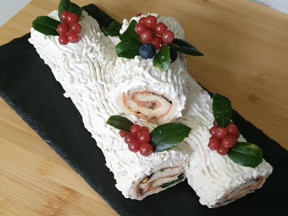 Tronchetto salato delle feste natalizie