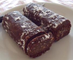 SALAME DI CIOCCOLATA SEMPLICE (da Cotto e Pubblicato adattata x il Bimby)