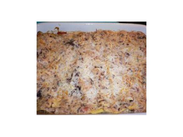 lasagne radicchio e salsiccia