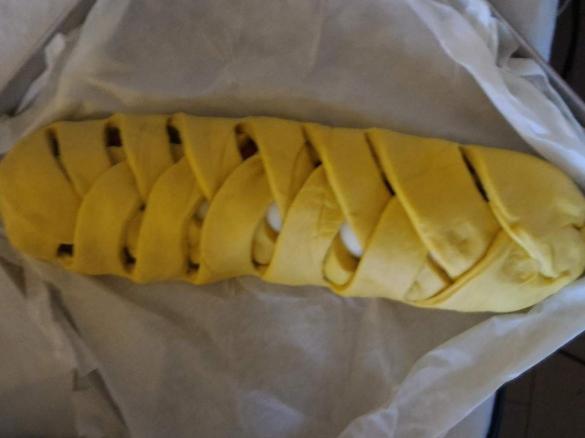 Duplicato di Treccia salata pasqualina (con farro, curcuma e asparagi)