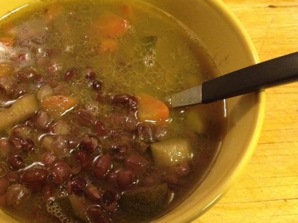 Zuppa di fagioli Azuki - Vegan