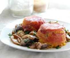 SFORMATINI DI RISO CON SPECK E FUNGHI INSAPORITI - CONTEST TIMBALLI DI RISO