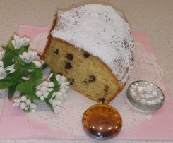Ciambella con Philadelphia e gocce di cioccolato