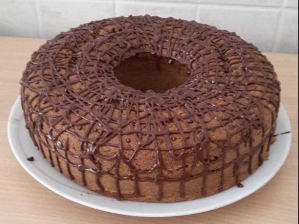 ciambella all'arancia con grano saraceno 