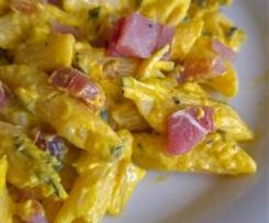 MEZZE PENNE ZUCCHINE SPECK E ZAFFERANO