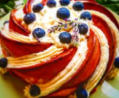 Ciambella glicine, pera e mirtilli-CONTEST FESTA DELLA MAMMA