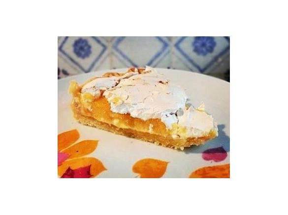 Lemon Merigue Cake con Meringa Svizzera (ricetta tradizionale USA, crostata meringata al limone)