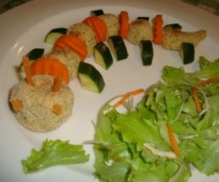 Bruchino (polpette di tacchino e broccoli)