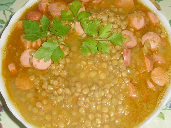 Lenticchie e Wurstel di Giò