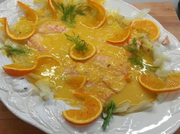 Salmone al Grand Marnier