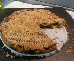 Torta panettone con crumble al cioccolato