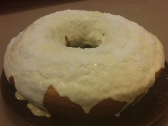 Ciambella cocco e cioccolato bianco