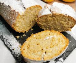Torta soffice vegan al limone dolcificata con malto di riso