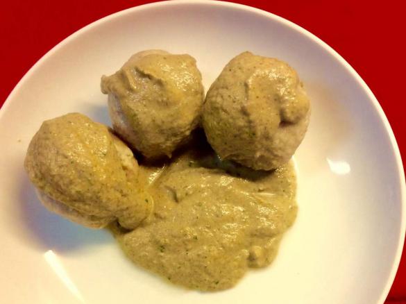 Canederli in crema di funghi