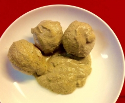 Canederli in crema di funghi