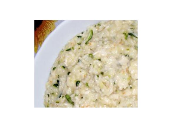 RISOTTO POLPA DI GRANCHIO E ZUCCHINE