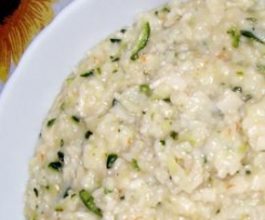 RISOTTO POLPA DI GRANCHIO E ZUCCHINE