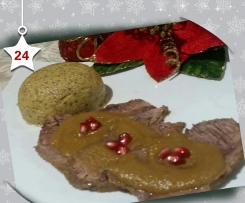 Brasato con Salsa alle Mele e Spumante brut - Natale