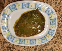 tagliata di tonno con pesto alla menta