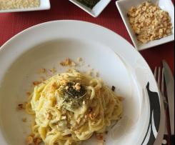 Spaghetti alla crema di finocchi e nocciole