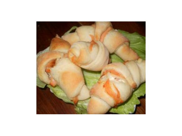 Cornetti di Pane al Salmone 