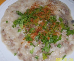 risotto con la salsiccia