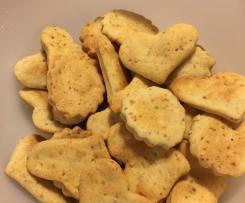 Biscotti al grana con esubero di pasta madre