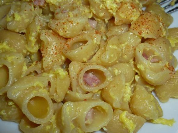 Pasta alla carbonara sprint