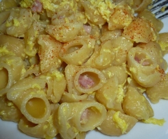 Pasta alla carbonara sprint