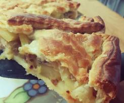 CROSTATA SALATA SALSICCIA PATATE E CIPOLLE