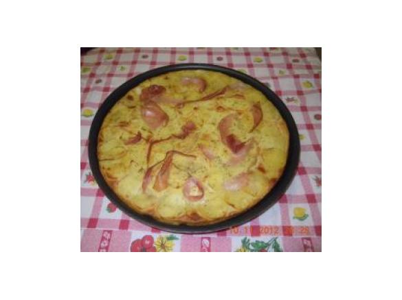 focaccia con patate e speck