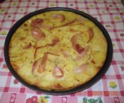 focaccia con patate e speck