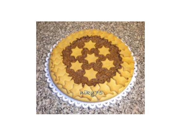 crostata di mandorle e cioccolato